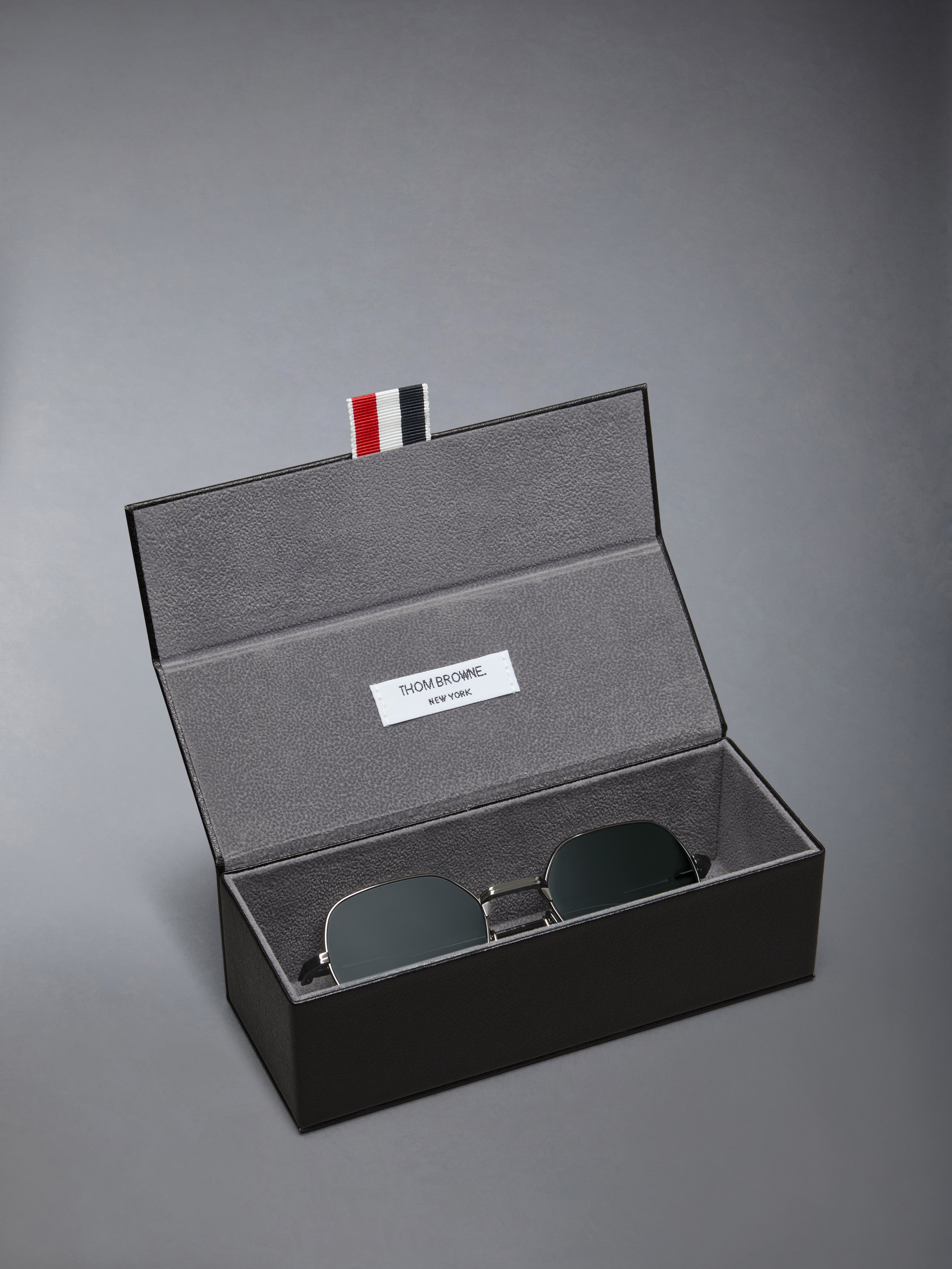 Titanium Round Sunglasses | Thom Browne