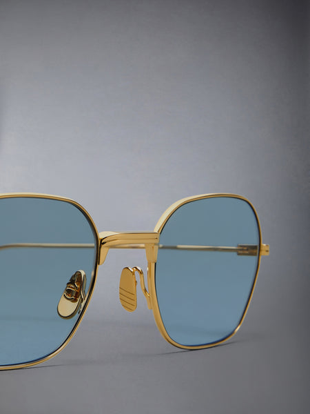 TITANIUM RECTANGULAR SUNGLASSES