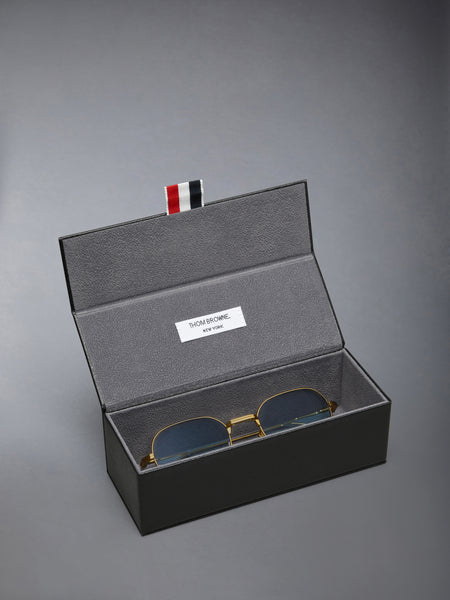 TITANIUM RECTANGULAR SUNGLASSES