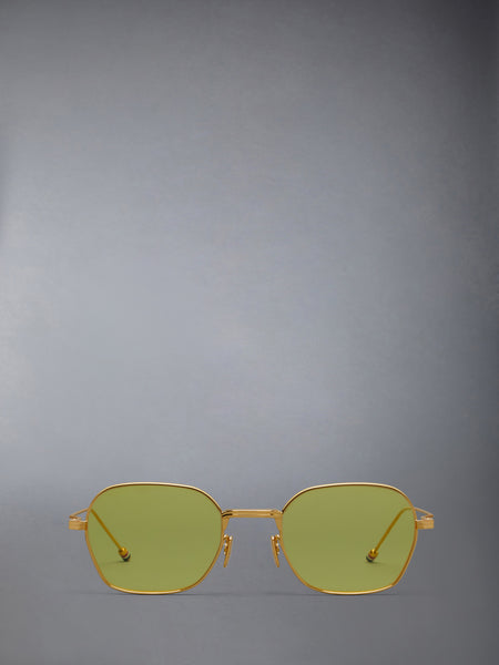 TITANIUM RECTANGULAR SUNGLASSES