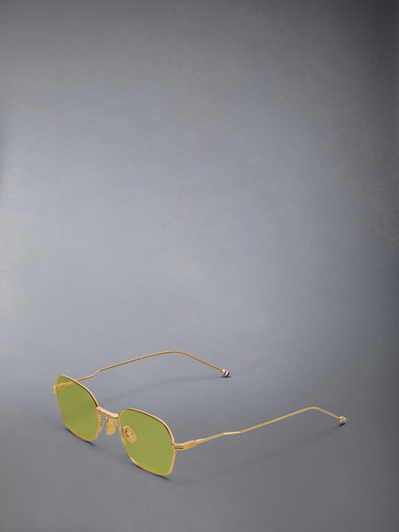 TITANIUM RECTANGULAR SUNGLASSES