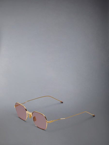 TITANIUM RECTANGULAR SUNGLASSES