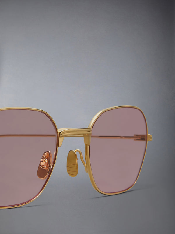 TITANIUM RECTANGULAR SUNGLASSES - image 3
