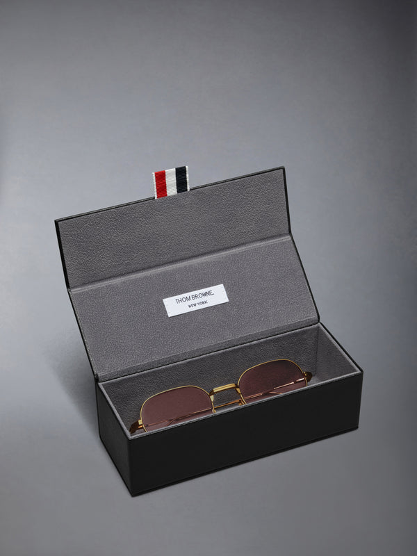 TITANIUM RECTANGULAR SUNGLASSES - image 4