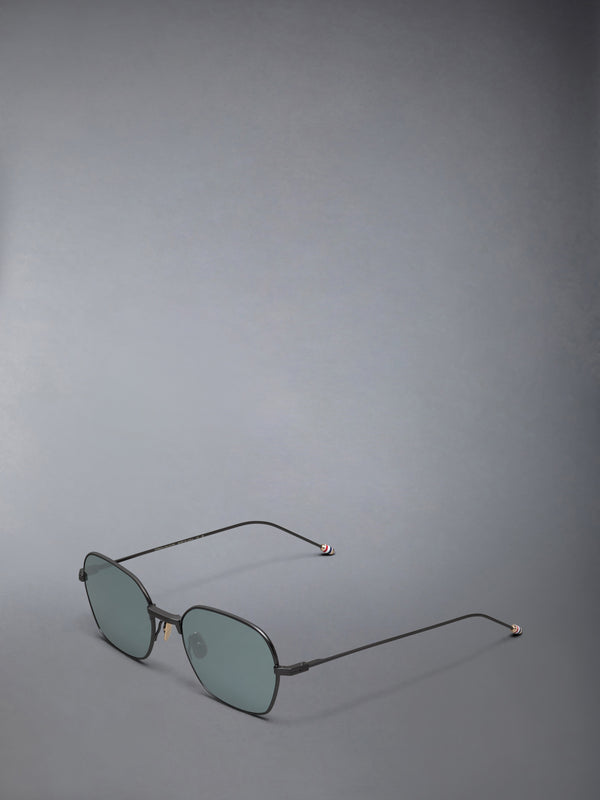 TITANIUM RECTANGULAR SUNGLASSES - image 3