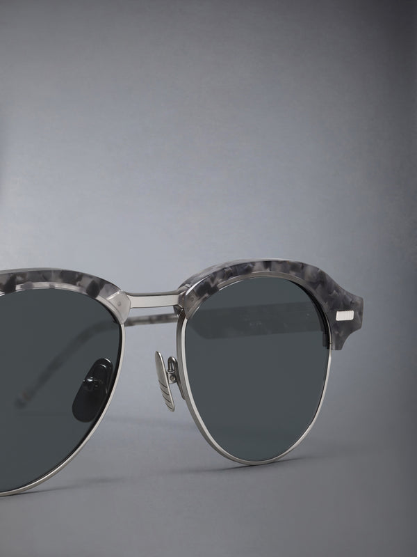 ACETATE AND TITANIUM PILOT SUNGLASSES - image 3