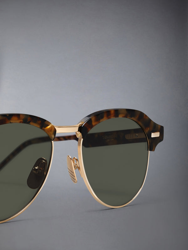 ACETATE AND TITANIUM PILOT SUNGLASSES - image 3