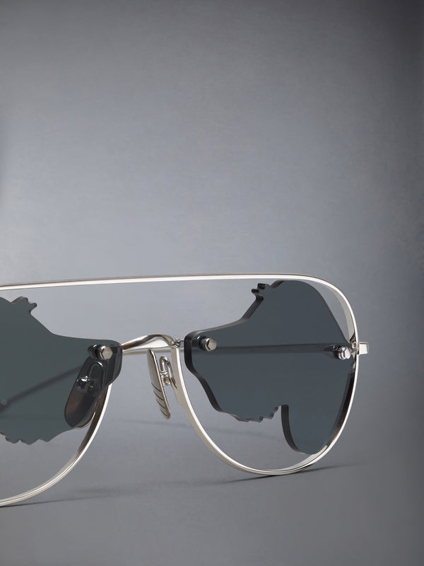 TITANIUM HECTOR AVIATOR SUNGLASSES - image 3
