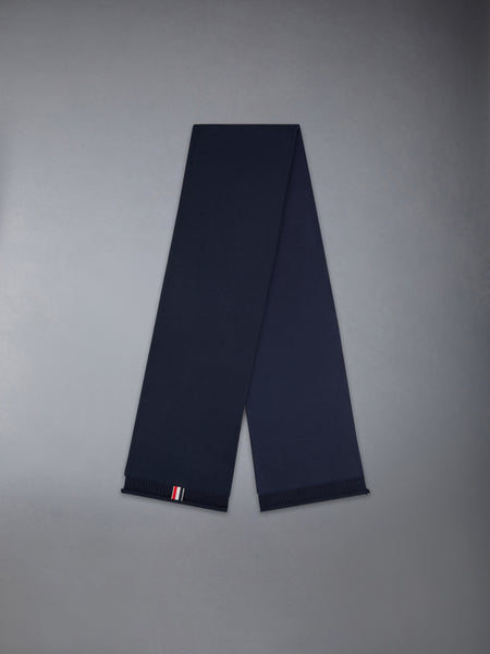 LOOPBACK JERSEY 4-BAR SCARF NAVY