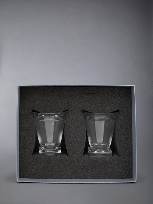 Crystal 4 Bar Baccarat Yacht N.2 Glasses | Thom Browne