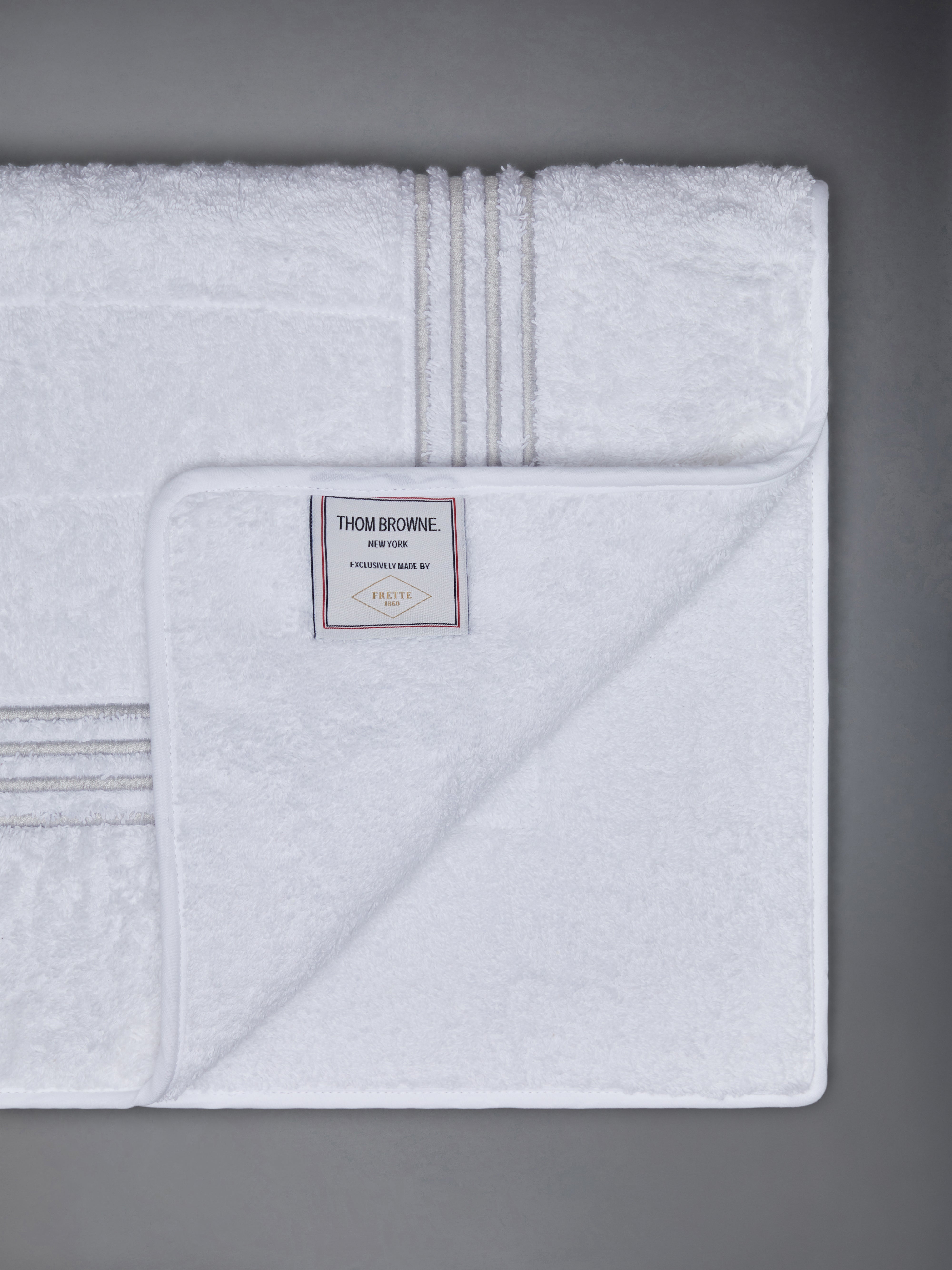 4 Bar Frette Quilted Bath Mat | Thom Browne