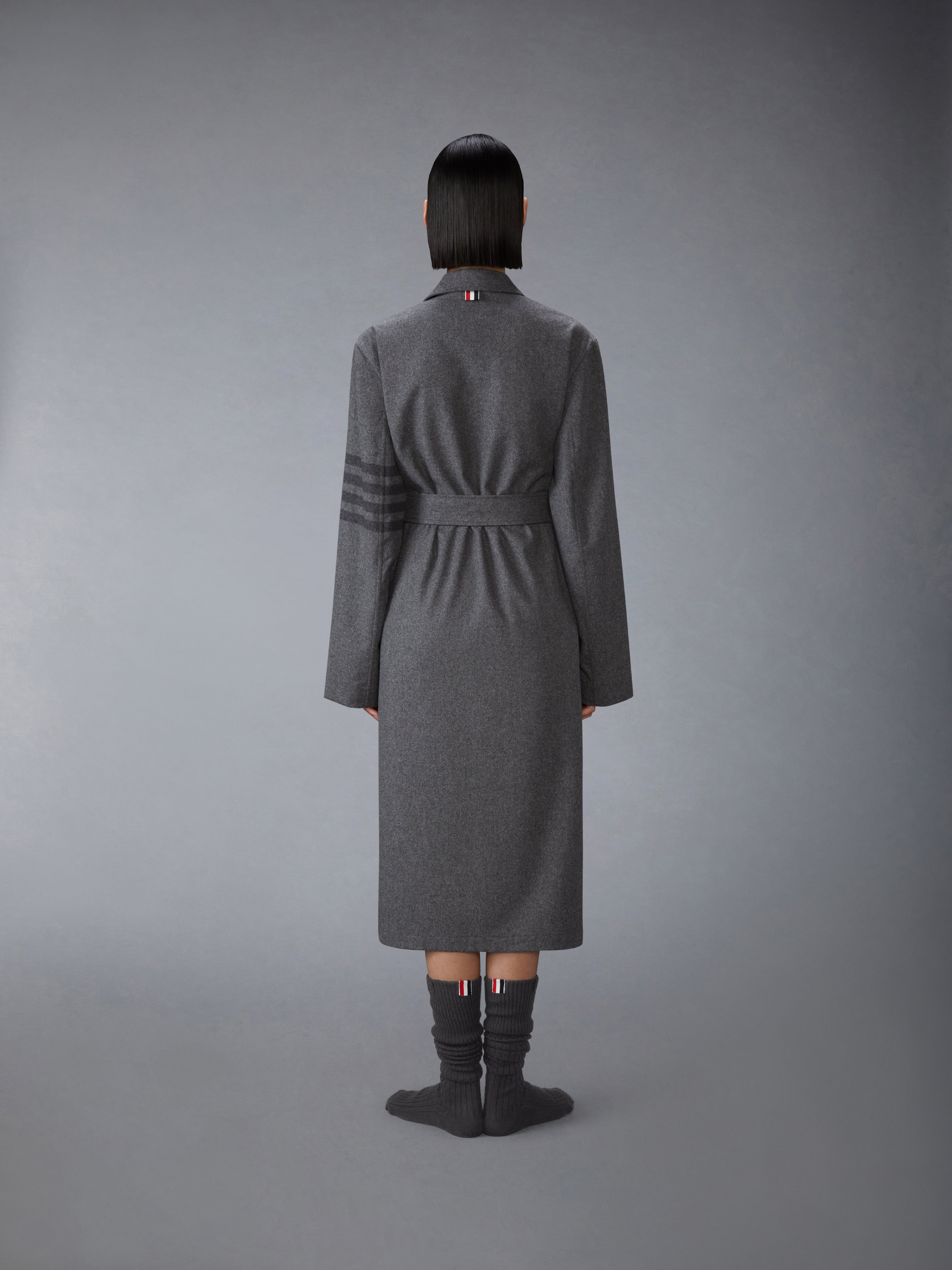 カシミア ウール 4-BAR ドレス ガウン | Thom Browne