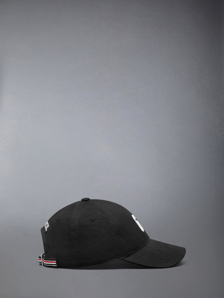 COTTON TWILL BROWNE 65 BASEBALL CAP BLACK