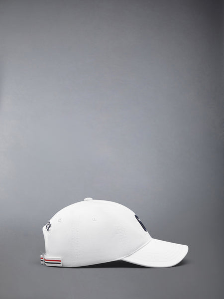 COTTON TWILL BROWNE 65 BASEBALL CAP WHITE