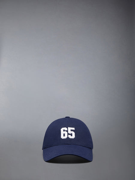 COTTON TWILL BROWNE 65 BASEBALL CAP NAVY