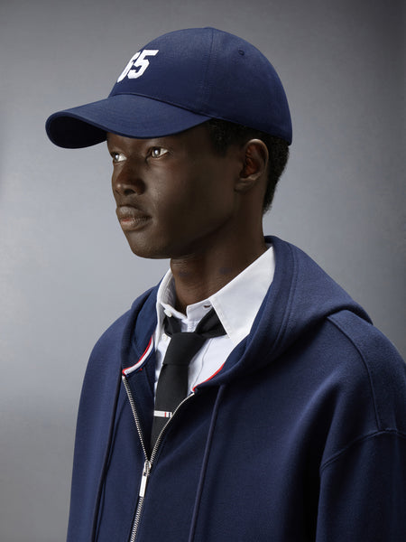 COTTON TWILL BROWNE 65 BASEBALL CAP NAVY